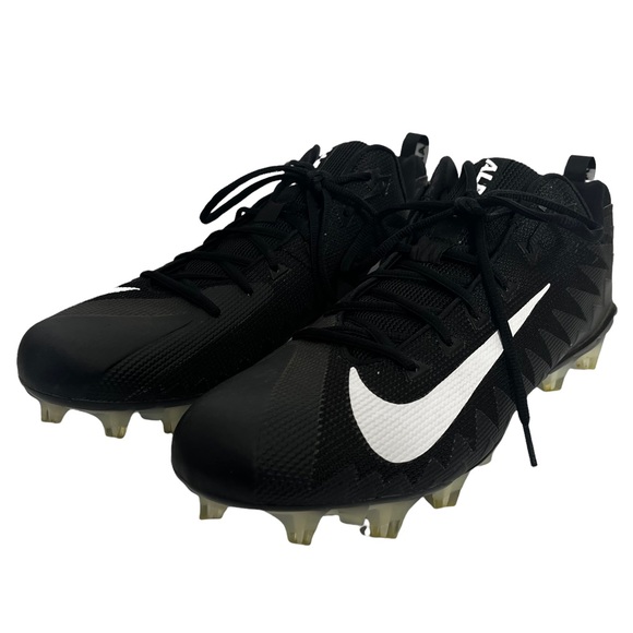 NWT MENS NIKE Alpha Menace Pro Low TD Black & White Football Cleats Size 15 - Picture 3 of 12